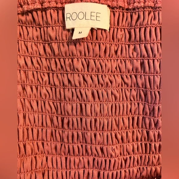 Roolee Smocked Floral Puff Sleeve Dress - Picture 2 of 5